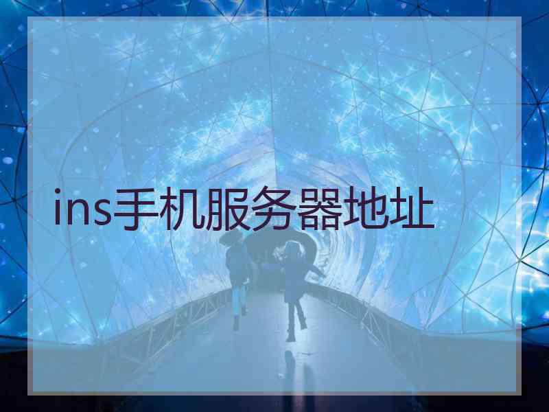 ins手机服务器地址