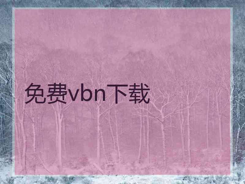 免费vbn下载