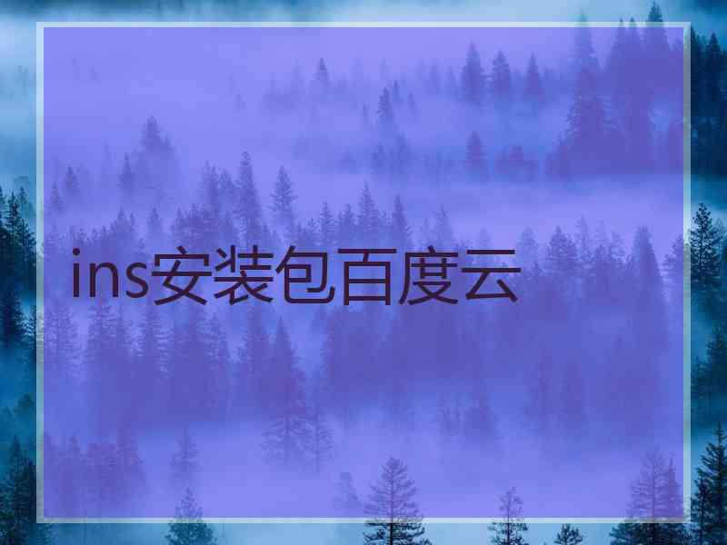 ins安装包百度云