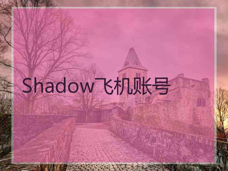 Shadow飞机账号
