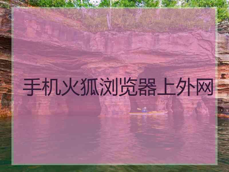 手机火狐浏览器上外网