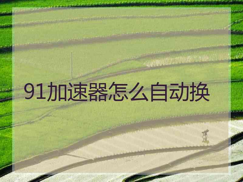91加速器怎么自动换