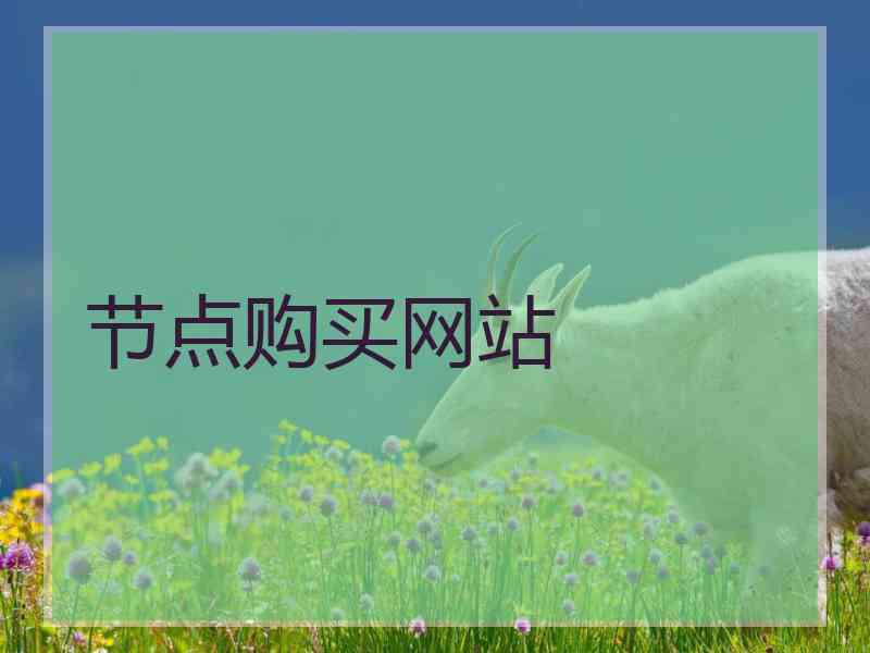 节点购买网站
