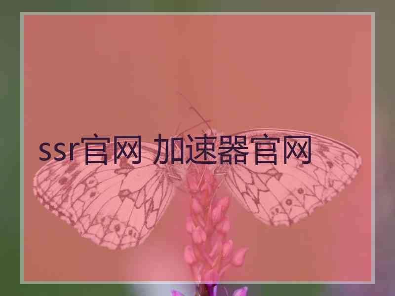 ssr官网 加速器官网