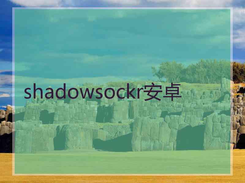 shadowsockr安卓