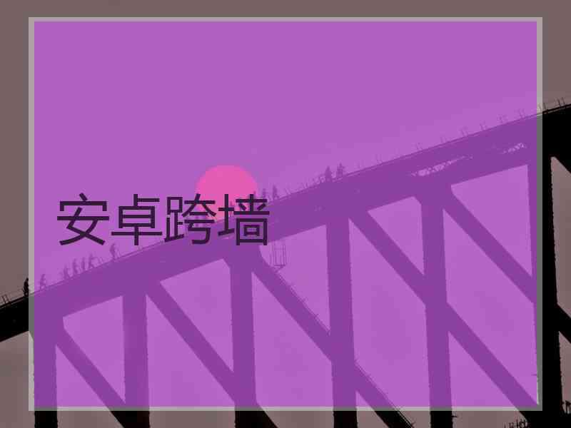 安卓跨墙