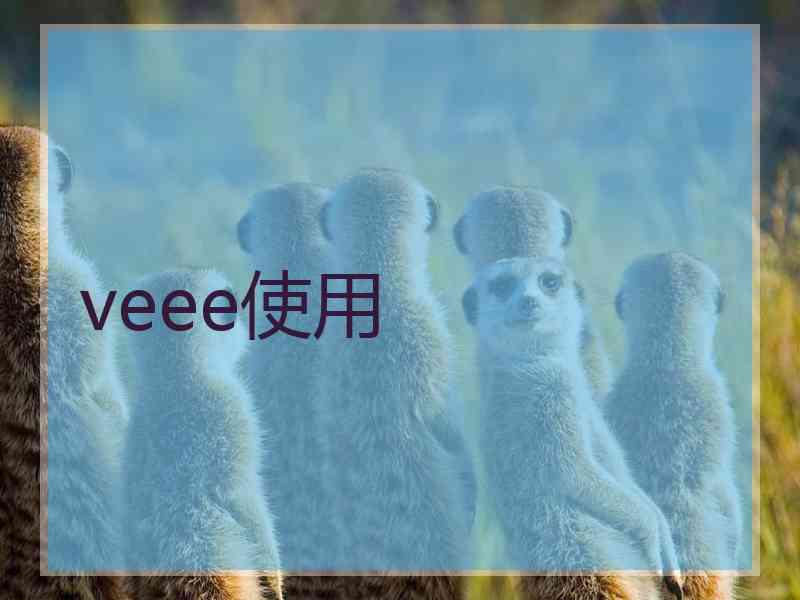 veee使用