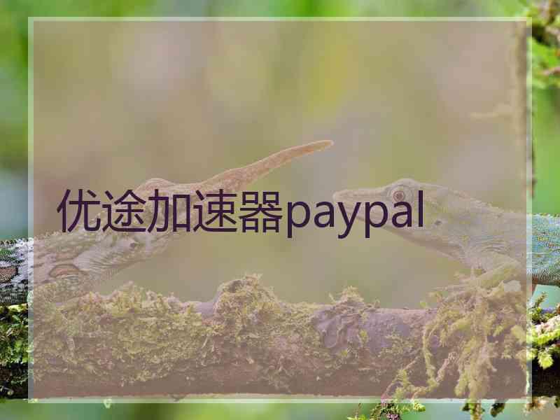 优途加速器paypal