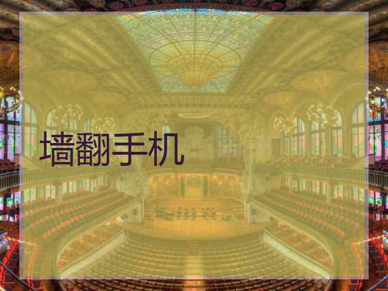 墙翻手机