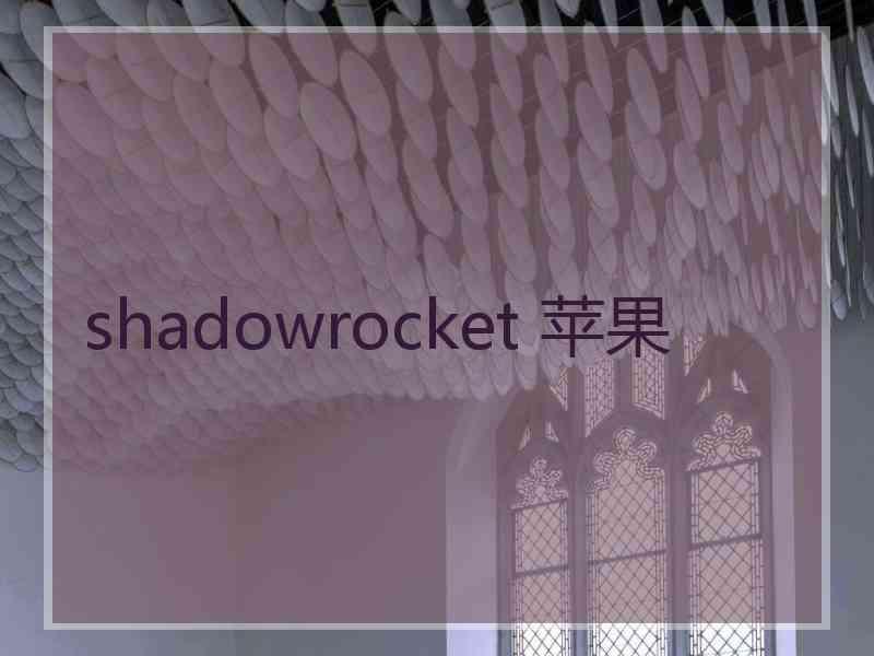 shadowrocket 苹果