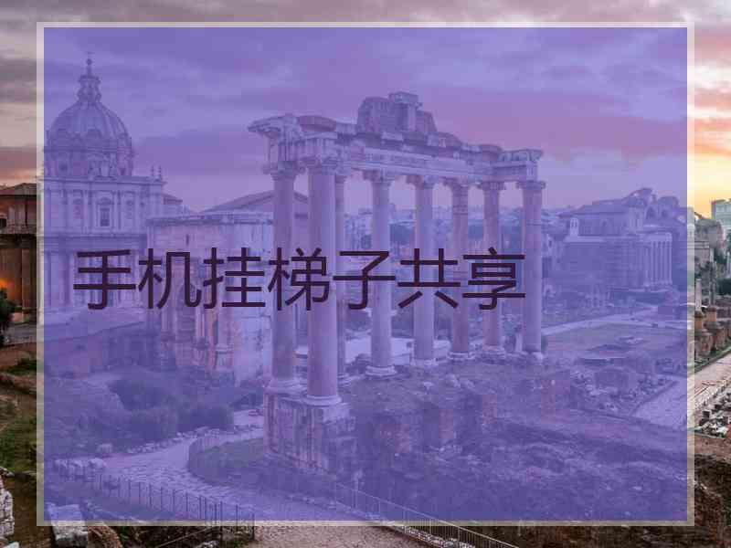 手机挂梯子共享