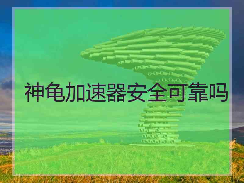 神龟加速器安全可靠吗