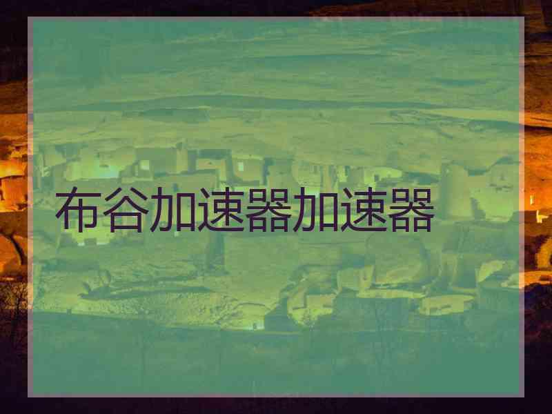 布谷加速器加速器
