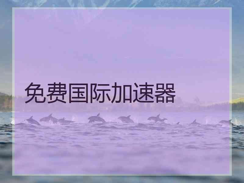 免费国际加速器