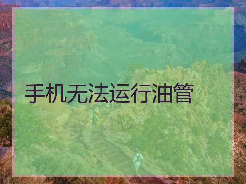 手机无法运行油管