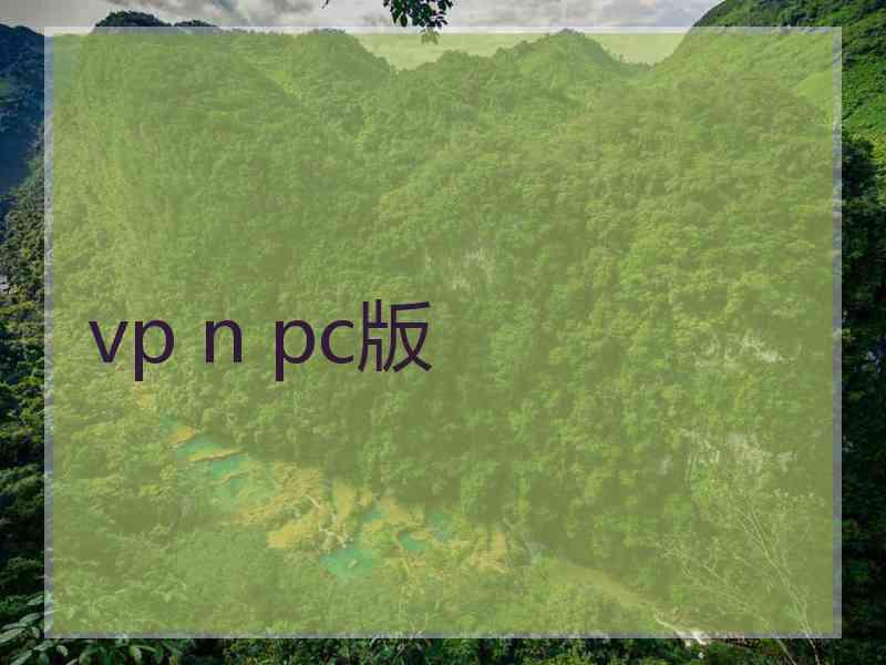 vp n pc版