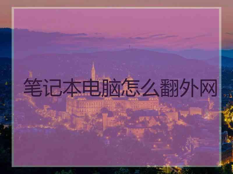 笔记本电脑怎么翻外网