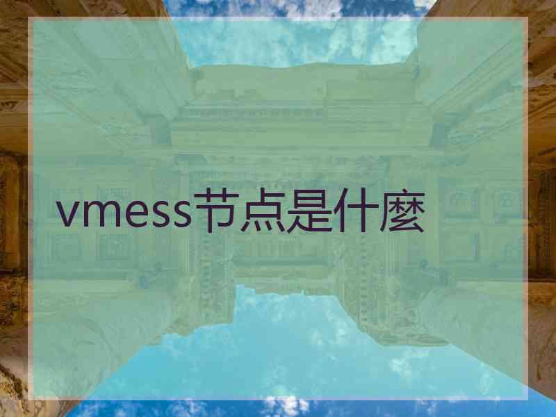 vmess节点是什麼