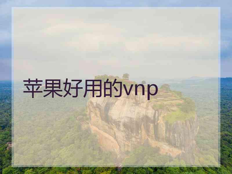 苹果好用的vnp