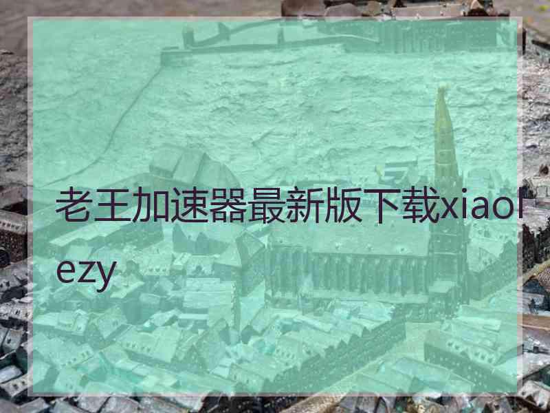 老王加速器最新版下载xiaolezy