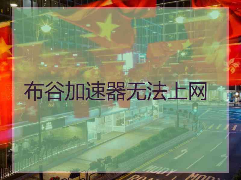 布谷加速器无法上网