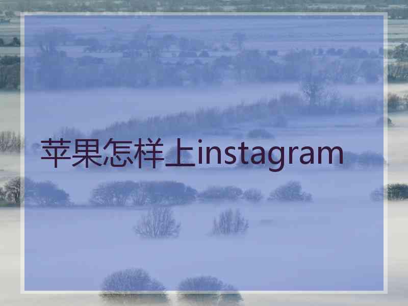苹果怎样上instagram