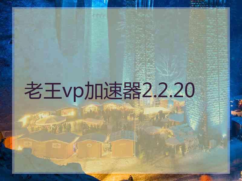 老王vp加速器2.2.20